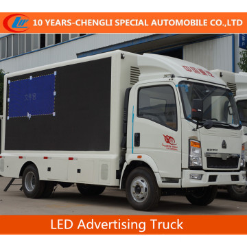 HOWO 4X2 LED Advertising Truck / LED Screen Truck